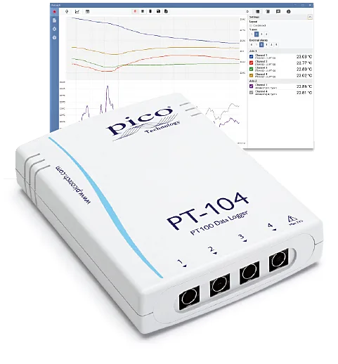 PT-104 — High-accuracy Temperature and Resistance Data Logger view 3