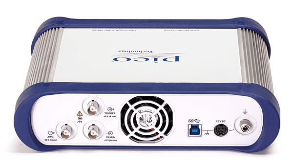 PicoScope 6000E Series deep-memory USB oscilloscope front view