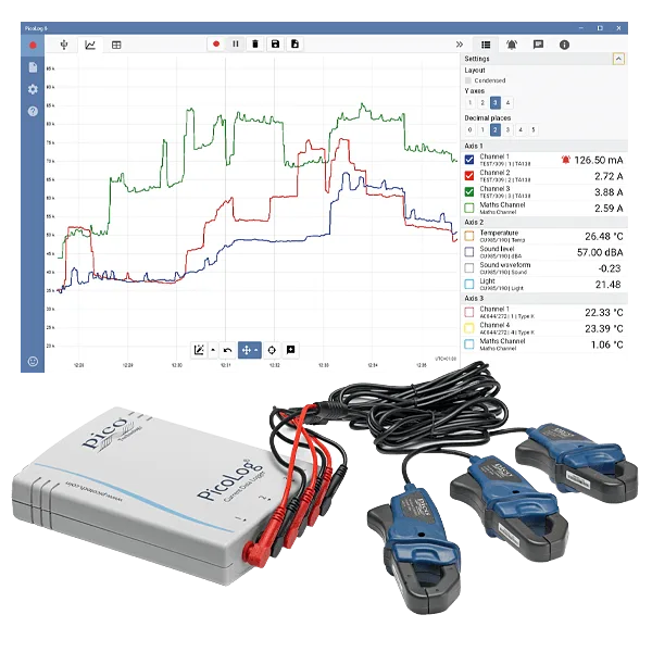 PicoLog CM3 — Three-channel Current Data Logger view 3