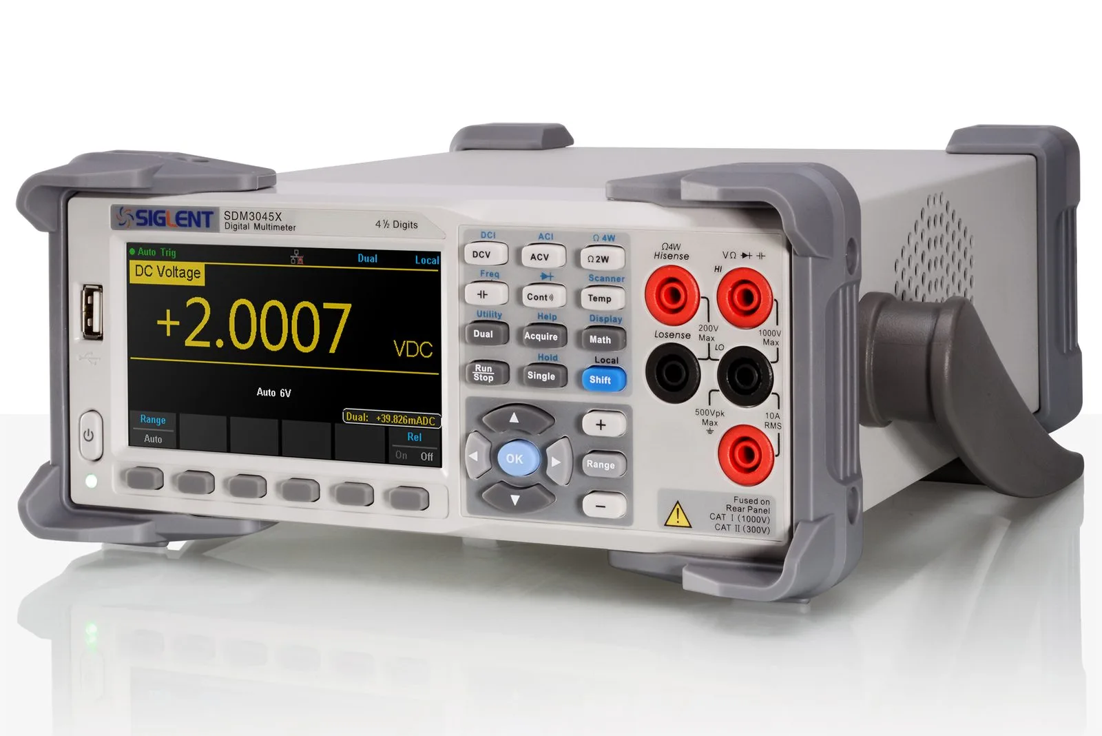 SDM3045X trend and statistics functions