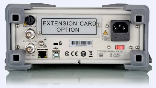 SDM3045X rear interface and bench connectivity