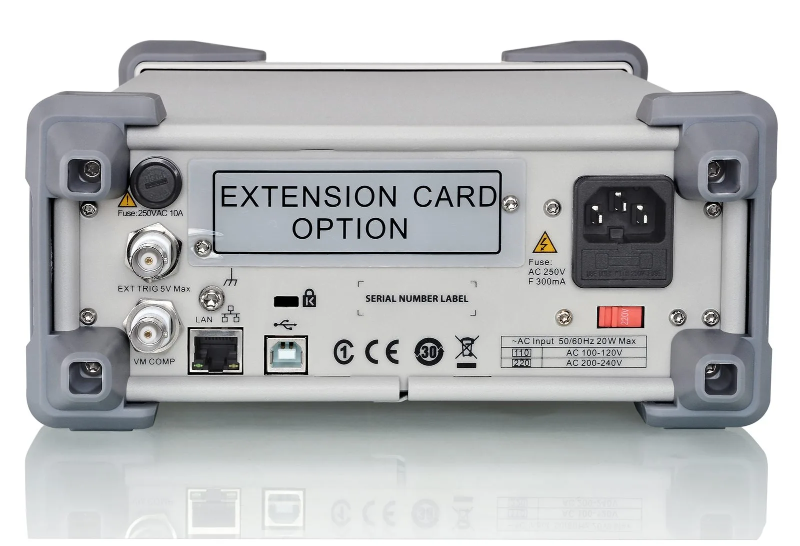 SDM3065X rear interfaces and bench connectivity