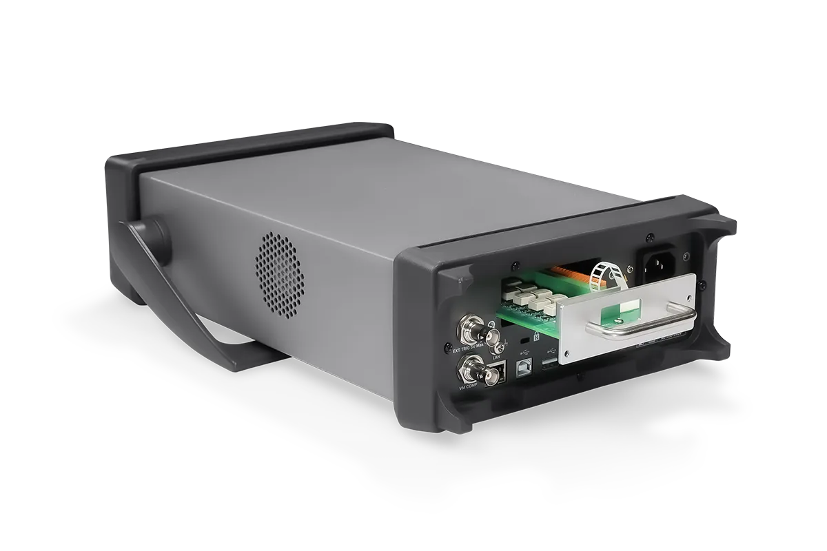 SDM4055A rear interfaces for USB and LAN remote control