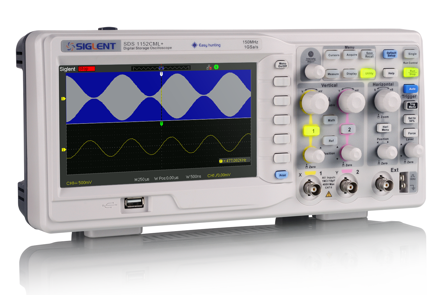 SIGLENT SDS1000CML+ Series — 100 / 150 MHz Dual-channel Oscilloscope