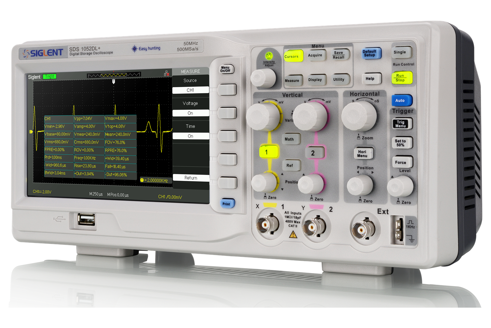 SIGLENT SDS1000DL+ Series — 50 MHz Digital Storage Oscilloscope