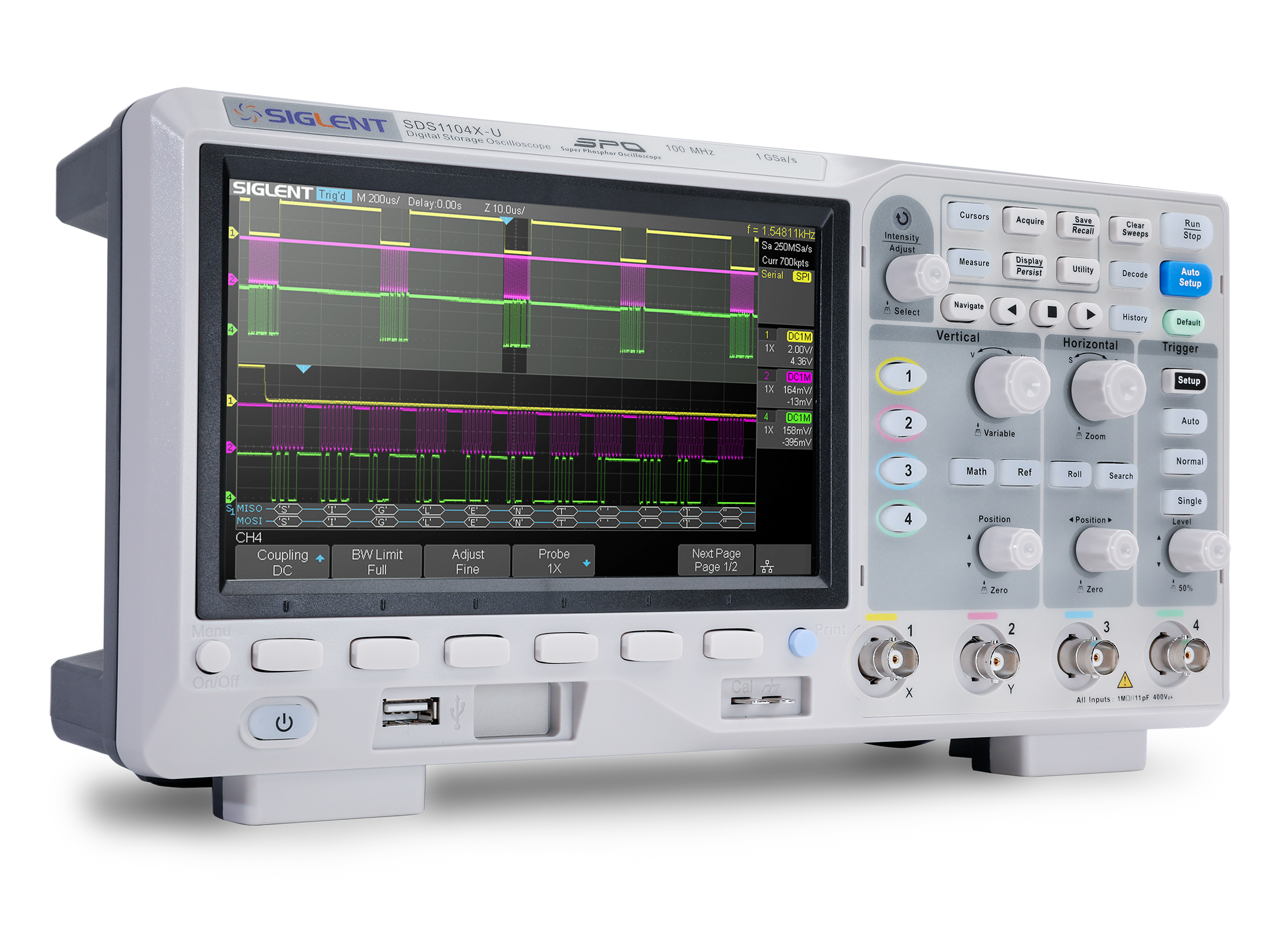 SDS1000X-U — Connectivity and Bench Measurement