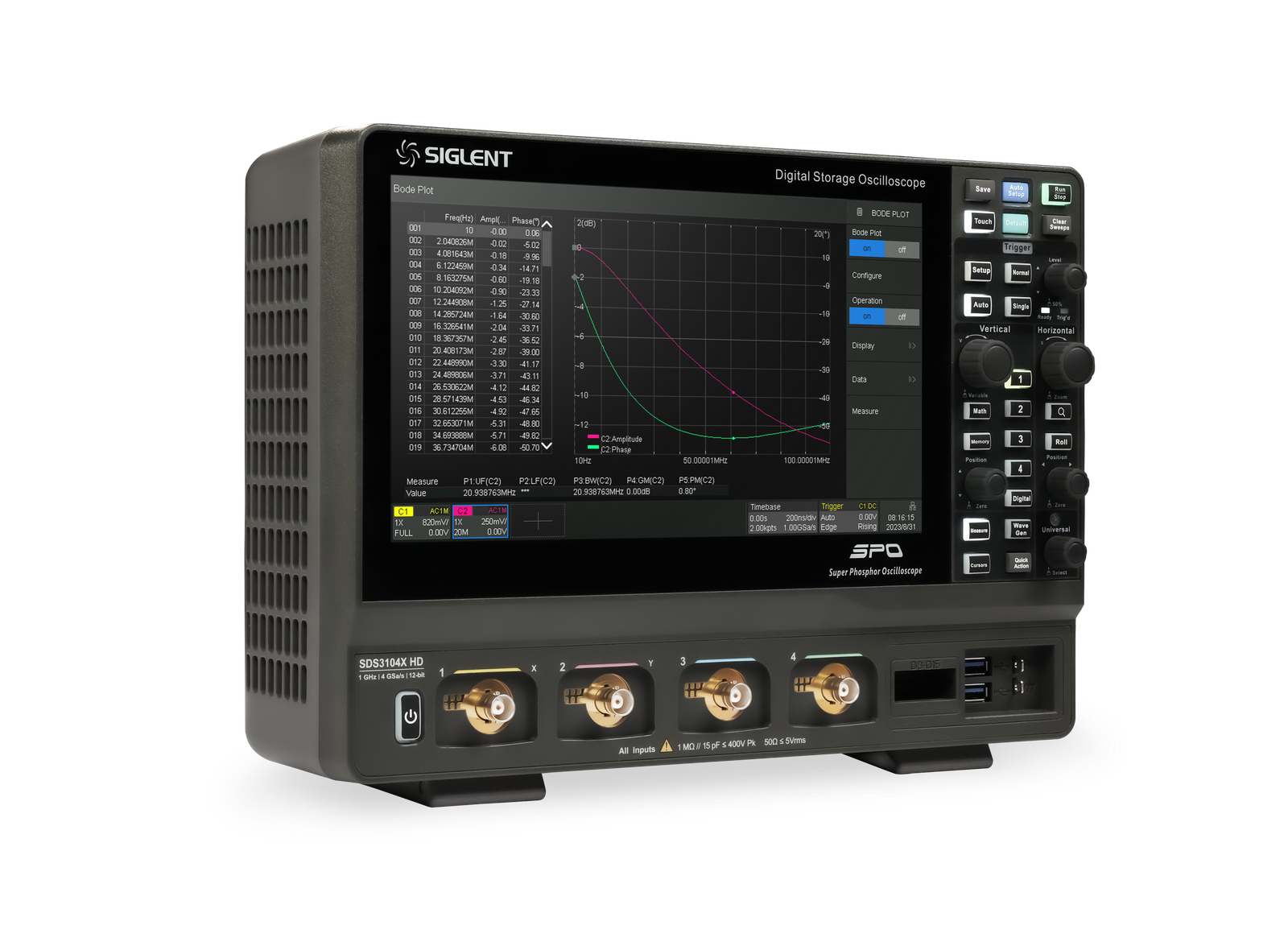 SIGLENT SDS3000X HD Series — 12-bit oscilloscope