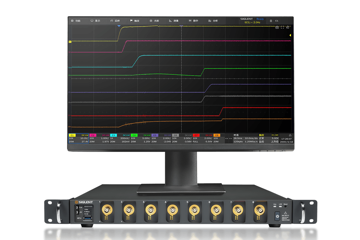 SDS5000L — SYN64 Synchronized High-channel-count Acquisition