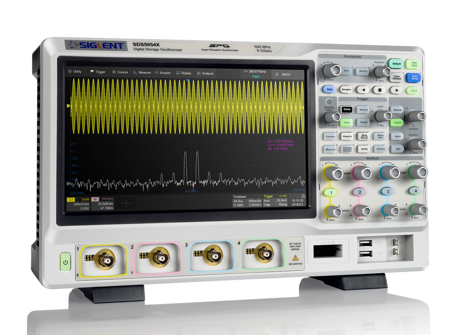 SIGLENT SDS5000X Series — 350 MHz to 1 GHz Super Phosphor Oscilloscope