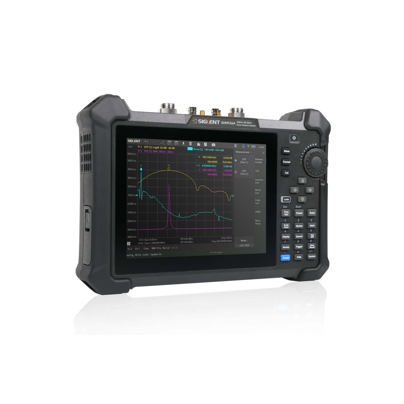 SIGLENT SHN900A field VNA measurement interface