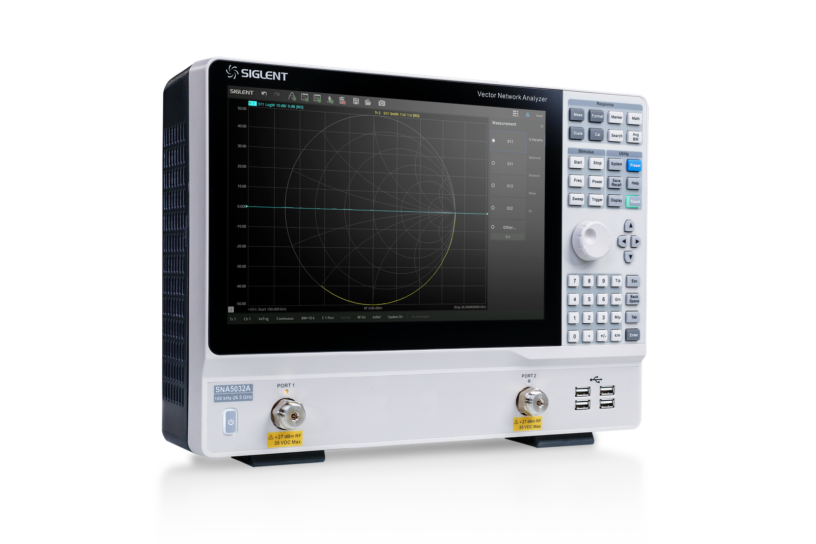 SIGLENT SNA5000A VNA measurement interface