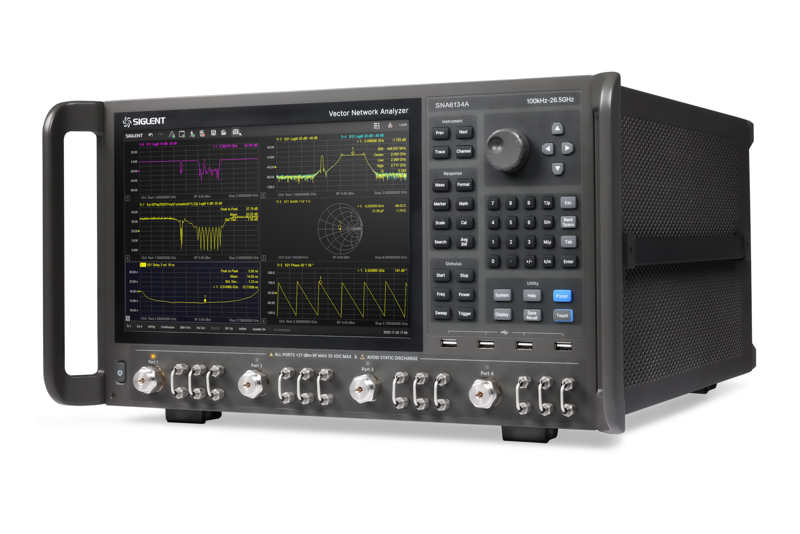 SIGLENT SSU5000A RF switch configuration overview