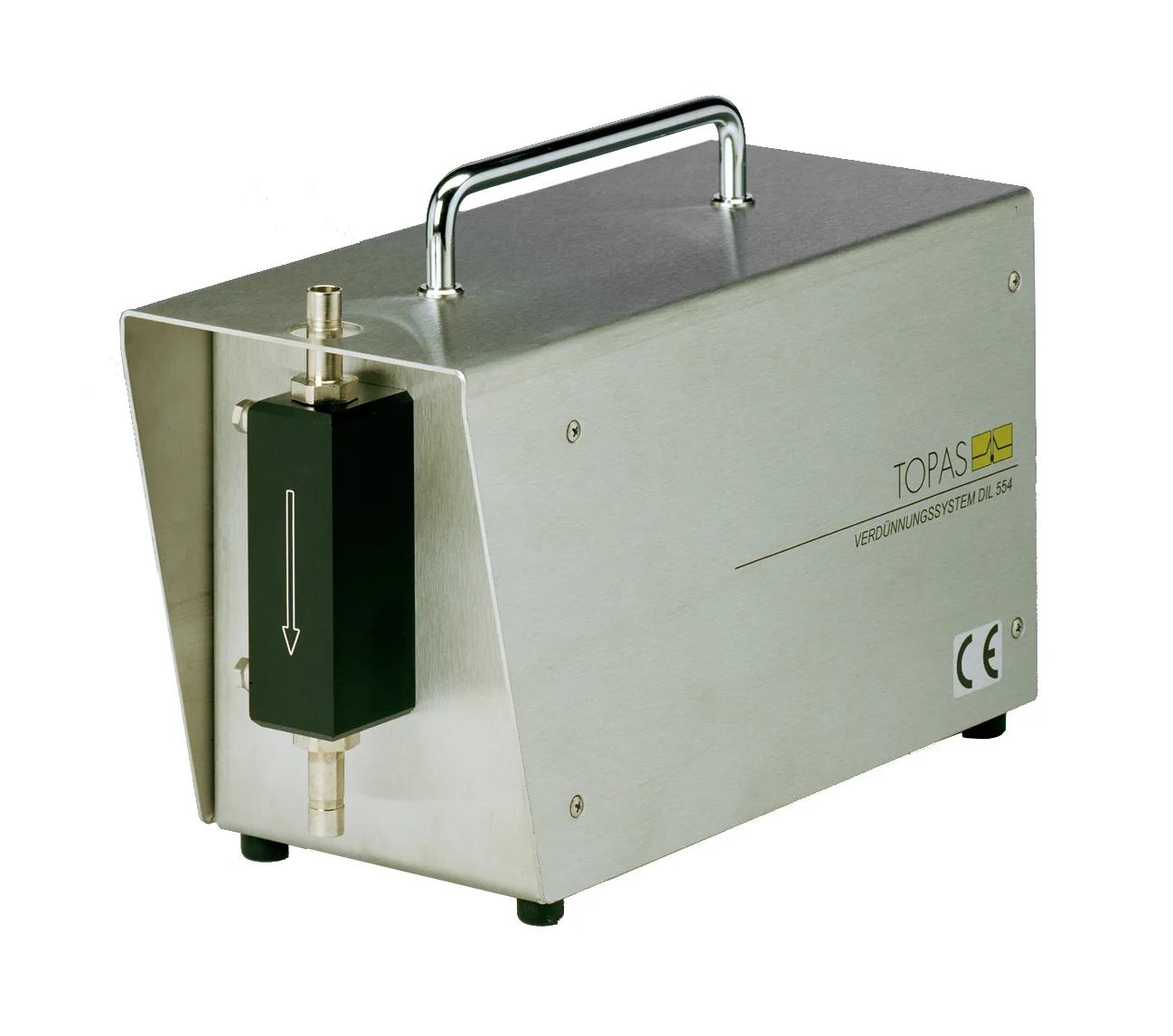 DIL 554/T Aerosol Dilution System workflow diagram